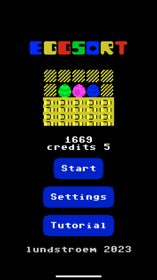 #2. EggSort (iOS) 由: Harry Lundström