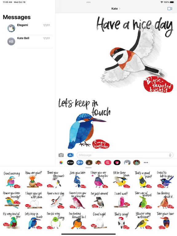 Screenshot #6 pour Etegami Animated Stickers