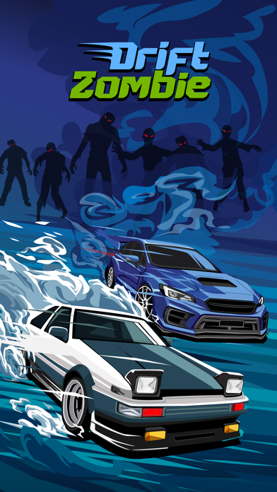 Drift Zombie - idle car racing Screenshot