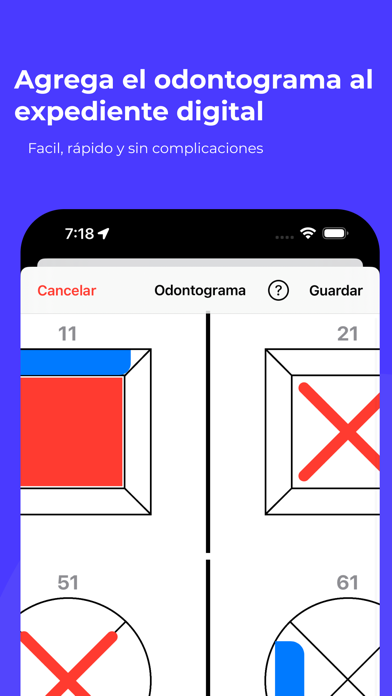 OneClick: Expedientes Dentales Screenshot