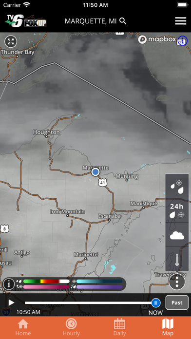 TV6 & FOX UP Weather Screenshot