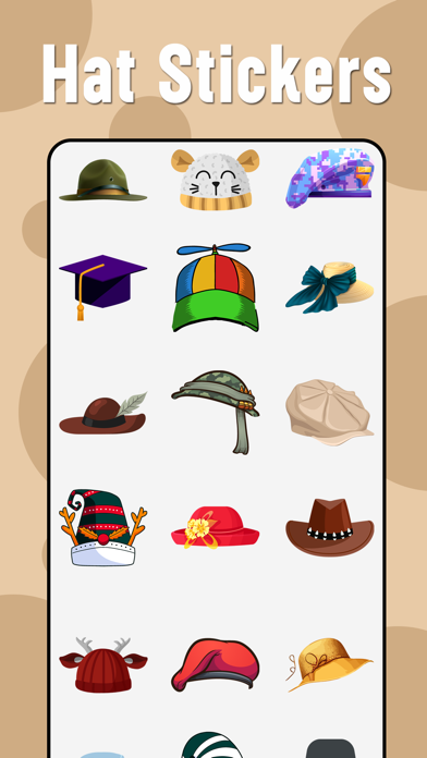 Hat Sticker Emojis Screenshot