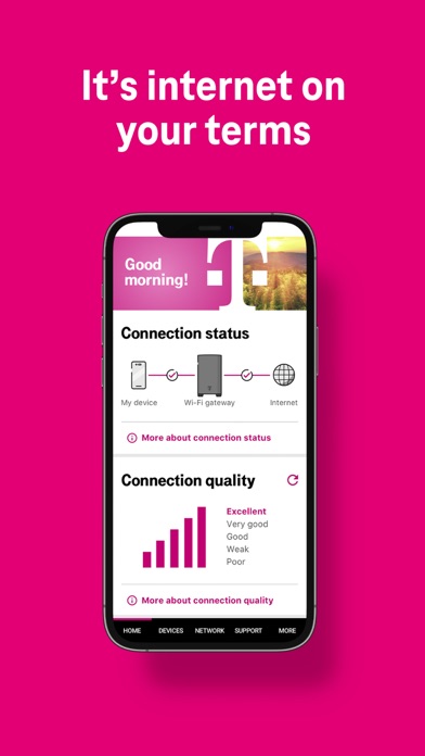 T-Mobile Internet Screenshot