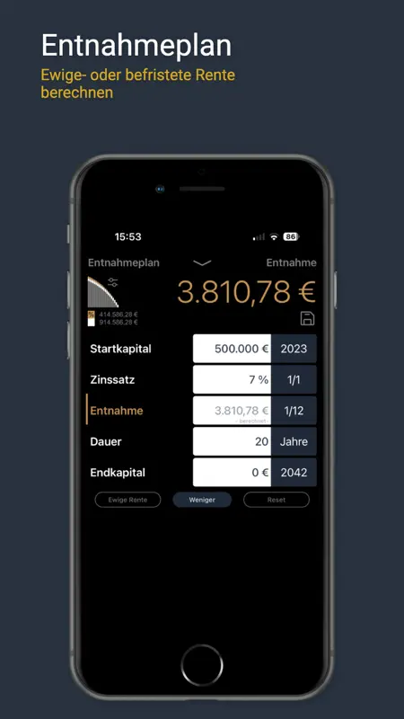 Finanzrechner - MarkMoneyPro3 screenshot 3 of 9