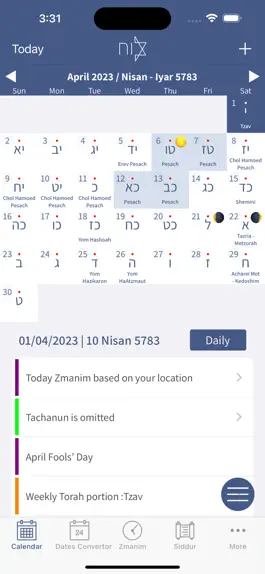 Game screenshot Hebrew Calendar - הלוח העברי mod apk