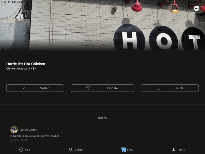 Truffle Restaurant Tracker