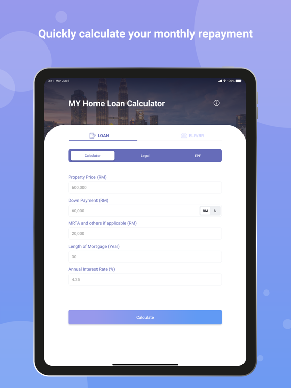 Screenshot #5 pour Malaysia Home Loan Calculator