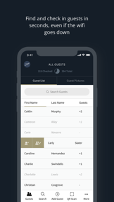 Guest List App | zkipster screenshot