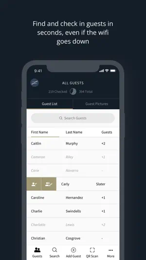 Guest List App | zkipster screenshot 2