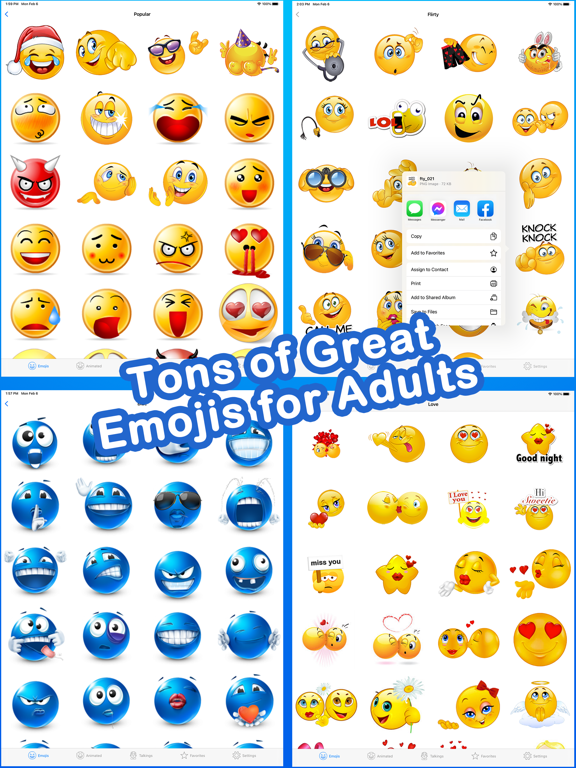 Screenshot #5 pour Adult Emoji Sticker for Lovers