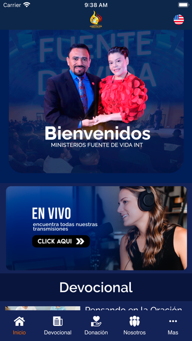 Ministerios Fuente de Vida Int Screenshot