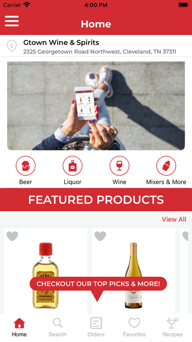 Gtown Wine & Spirits Screenshot