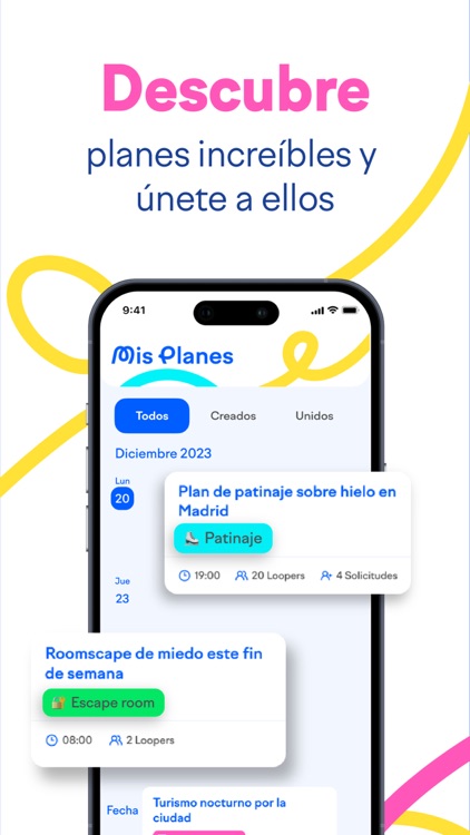 LOOPLAN: Hacer planes y amigos