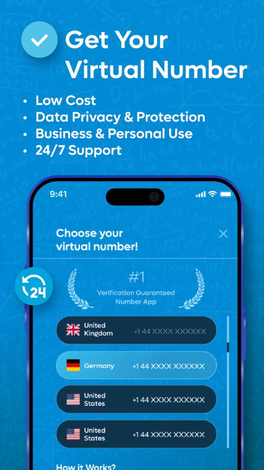 #5. Telegnum: Virtual Phone Number (iOS) By: Omer Celik