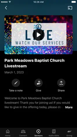 Game screenshot Park Meadows Baptist Church hack