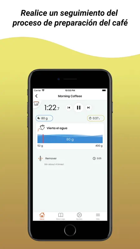 Brew Timer : Haz Un Gran Café. screenshot 1 of 6