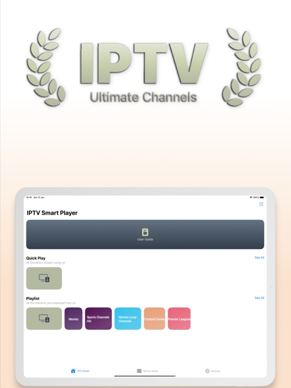 Putlocker - XCIPTV Player iPad screenshot 1 - Utilities app