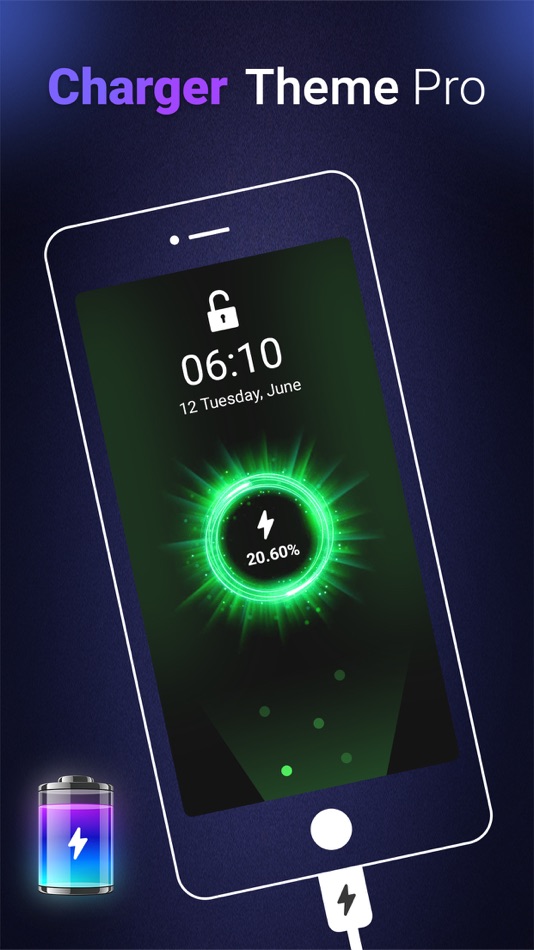 #3. Battery Charging Animation -3D (iOS) Podle: Liam Sammy