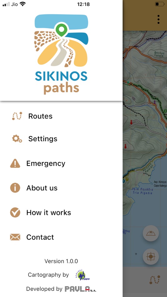#1. Sikinos Paths (iOS) 由: P. MATSOUKA KAI SIA EE