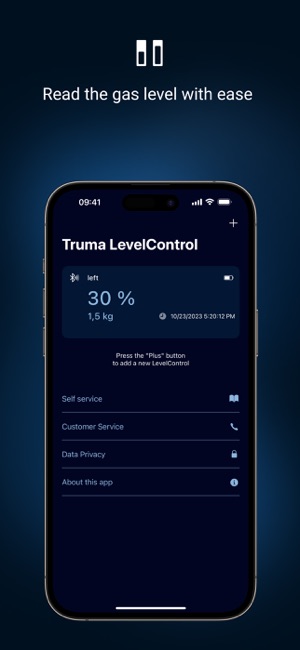 Truma LevelControl level sensor gas cylinder