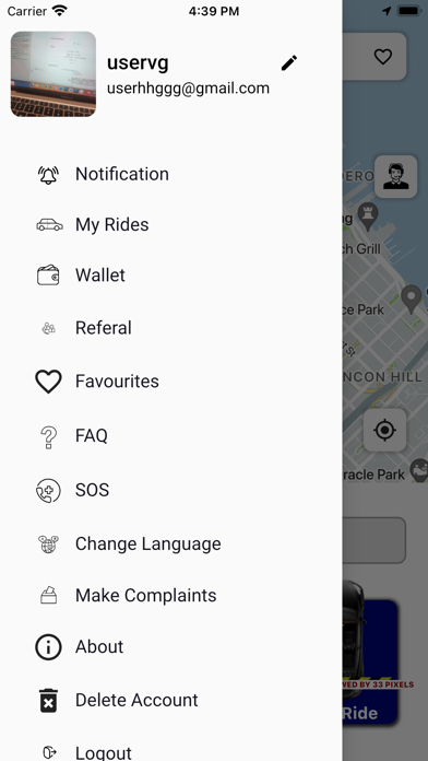 JUJU Ride Screenshot