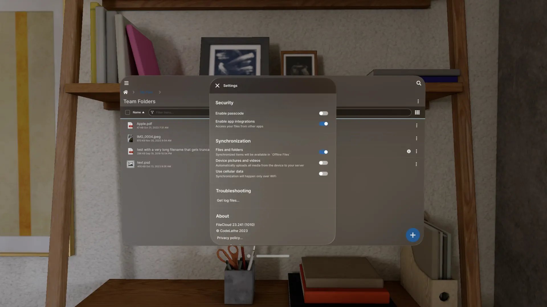 FileCloud screenshot 2