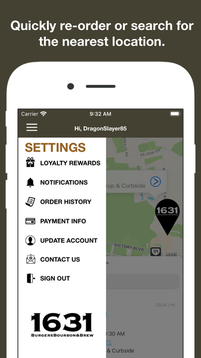 1631 BurgersBourbon&Brew Screenshot
