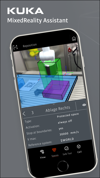 KUKA MixedReality Assistant Screenshot