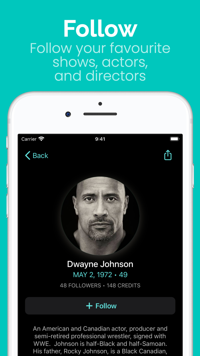 Shows Discover and Track Series