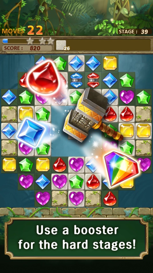 Jewels Jungle : Match 3 Puzzle - 89 - (iOS)