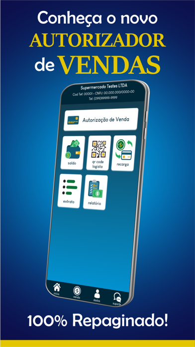 Autorizador de Vendas Screenshot