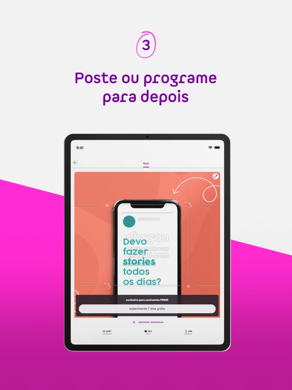 Ahazou: seus posts prontos iPad screenshot 4 - Business app