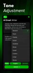 AI Email Writer+ screenshot #3 for iPhone