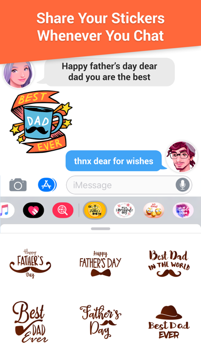 Father's Day Emojis screenshot 3