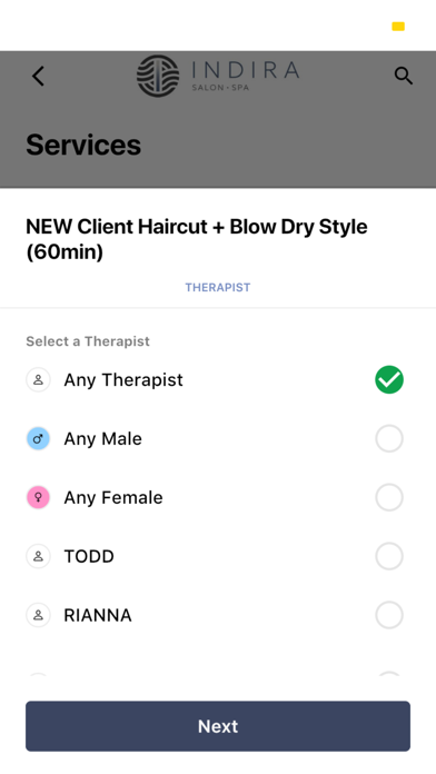 Indira Salon Spa Screenshot