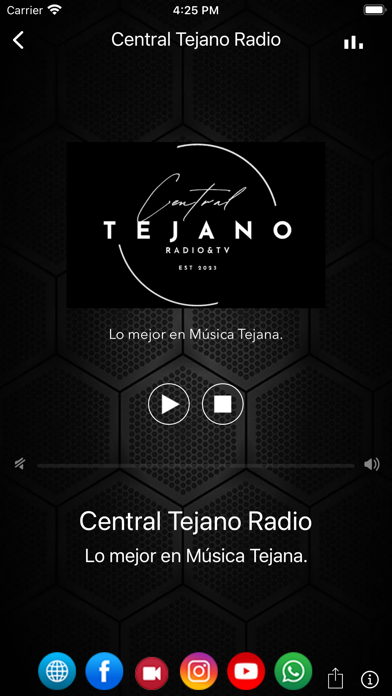 Central Tejano Radio & TV Screenshot
