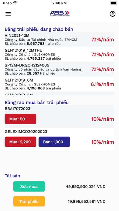 ABSBond Screenshot