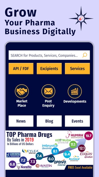 PharmaCompass Screenshot 1 - AppWisp.com PharmaCompass Screenshot 1 - AppWisp.com