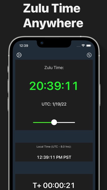 Zulu Time Widget - by Rate Climb