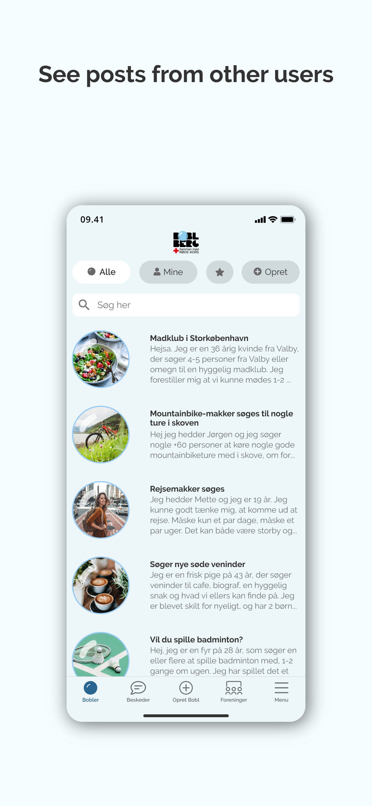 Boblberg - Find new friends