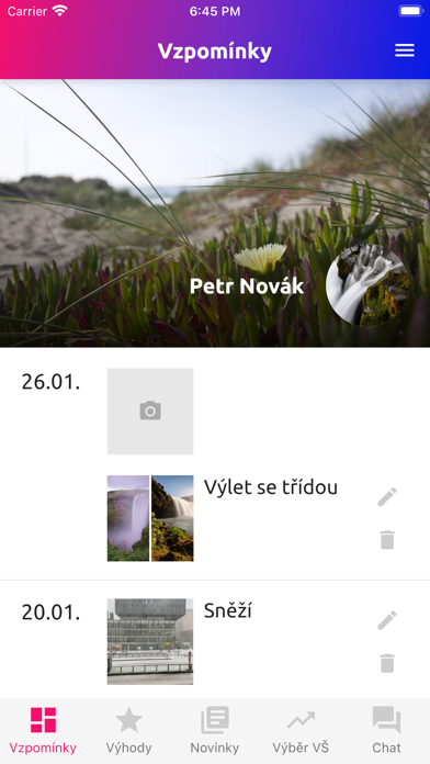Maturanti.cz Screenshot