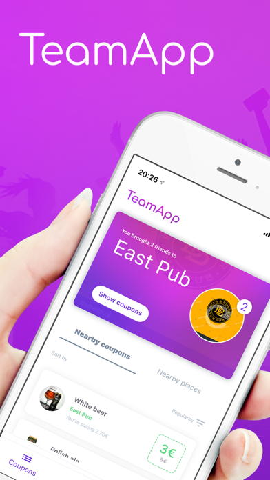 TeamApp. Screenshot