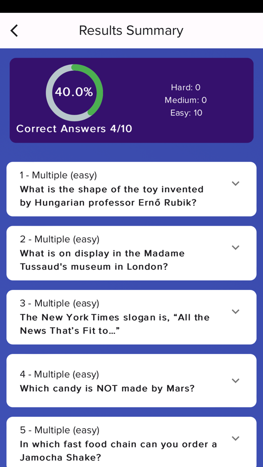 #4. QuizWiz: Guess the Question (iOS) 来自: Mun Jiunn Tan