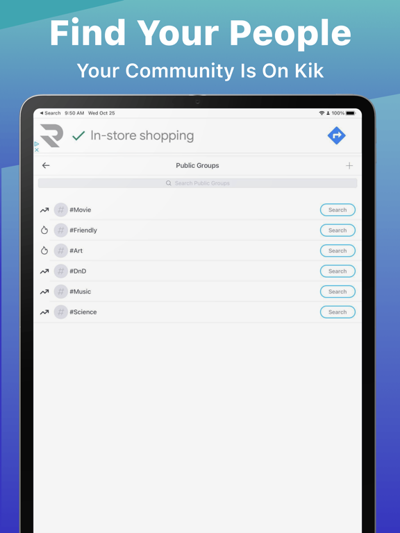 Screenshot #6 pour Kik Messaging & Chat App