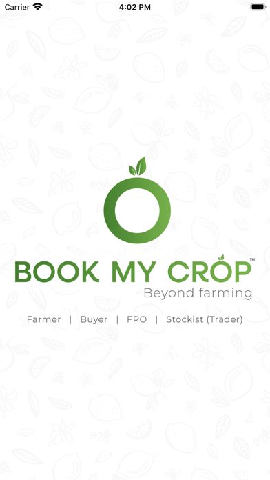 Book My Crop - Farmer/Buyer Screenshot