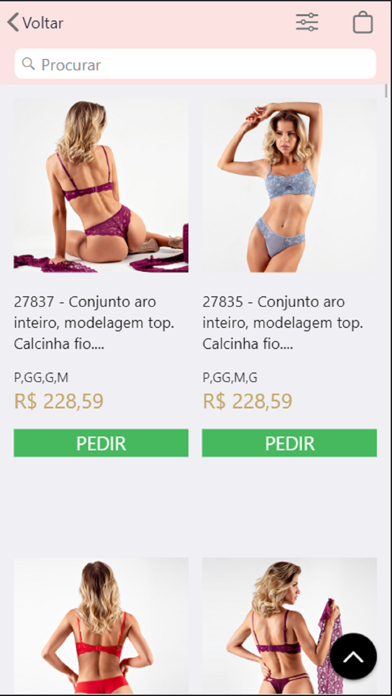 Aplicativo Catálogo Duzani Screenshot