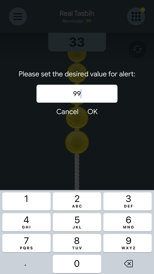 #2. Real Tasbih Counter: Misbaha (iOS) 由: Deniz Duzbasti