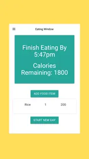 calorie counter app iphone screenshot 1