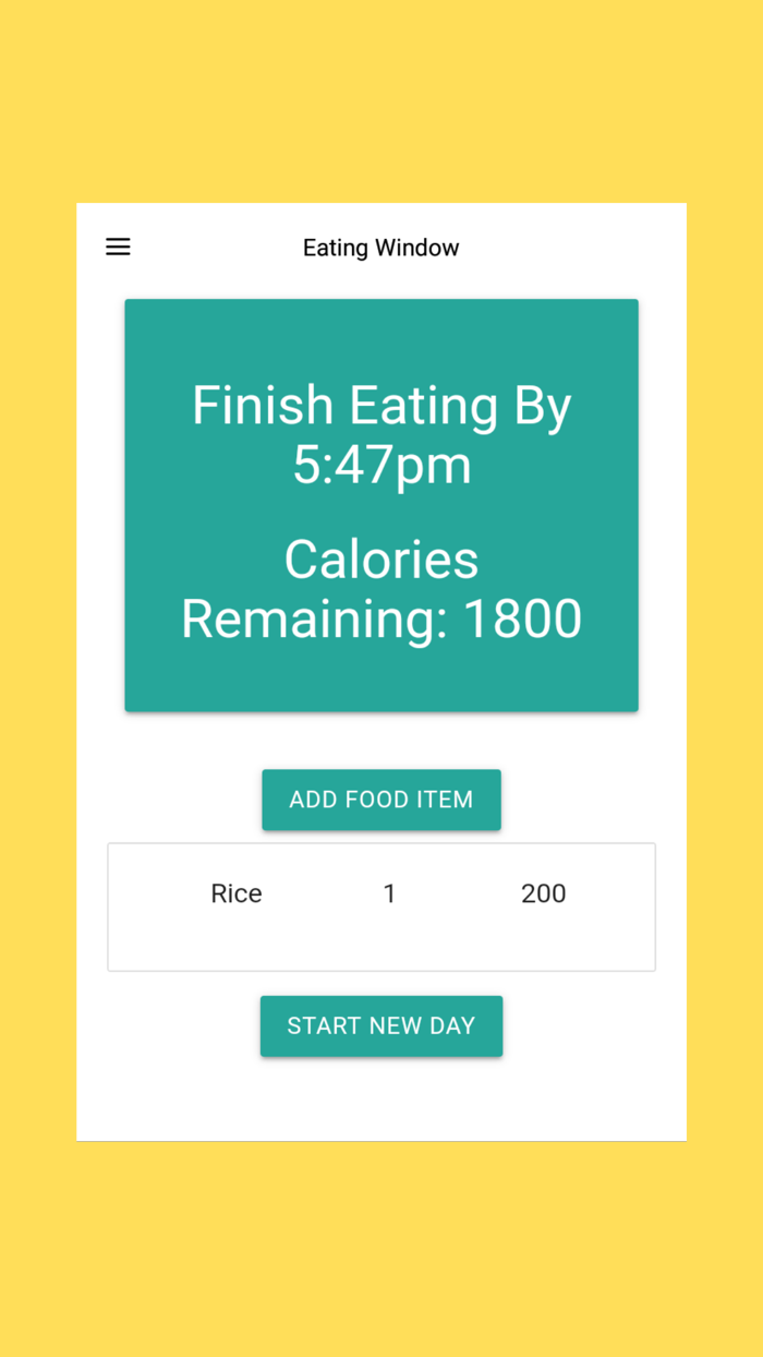 Calorie Counter App