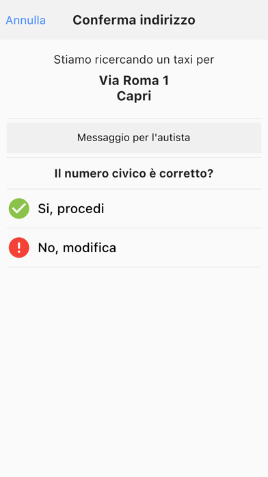 TAXI CAPRI Screenshot